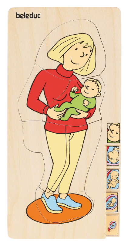 Beleduc - Layer Puzzle - Mother
