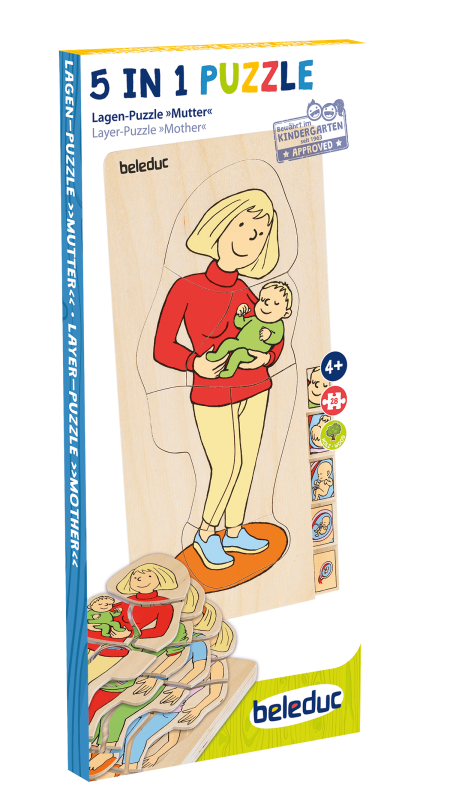 Beleduc - Layer Puzzle - Mother