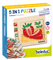 Beleduc - Layer Puzzle - Strawberry