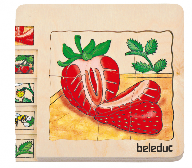 Beleduc - Layer Puzzle - Strawberry