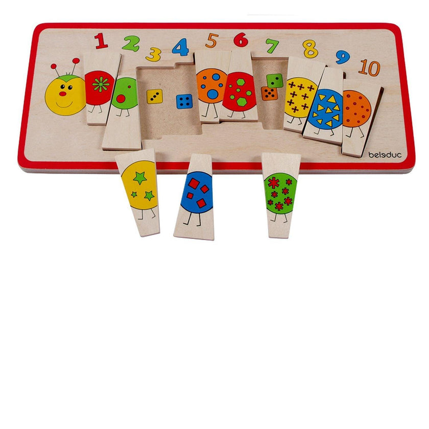 Beleduc - Matching Puzzle - Caterpillar