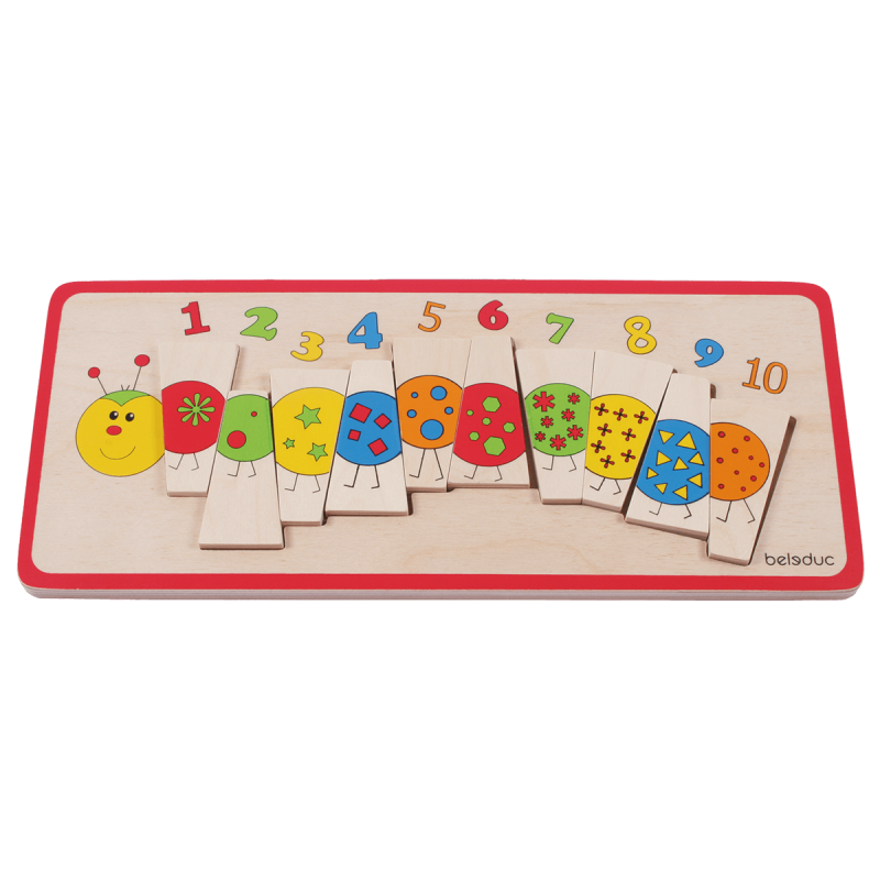 Beleduc - Matching Puzzle - Caterpillar