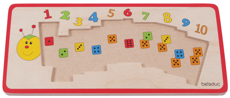 Beleduc - Matching Puzzle - Caterpillar