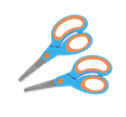 Beleduc - SOFT GRIP LEFT-HANDED SCISSORS (6PCS)