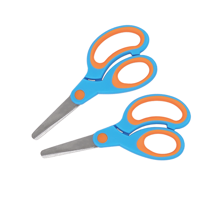 Beleduc - SOFT GRIP LEFT-HANDED SCISSORS (6PCS)