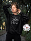 Believe in Yourself Rhinestone Shirt – Inspirational Sparkle Bling Apparel | Blingdazzel