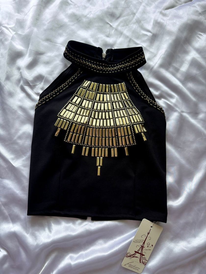 Halter Shiny Top