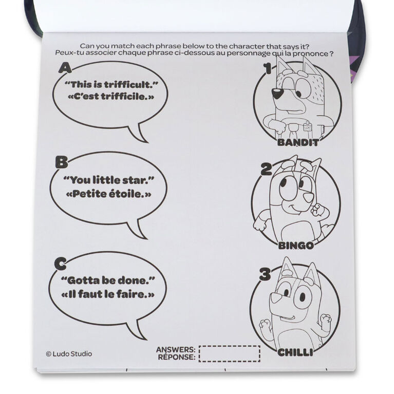 Bendon - BLUEY - IMAGINE INK MAGIC INK PICTURES - BILINGUAL