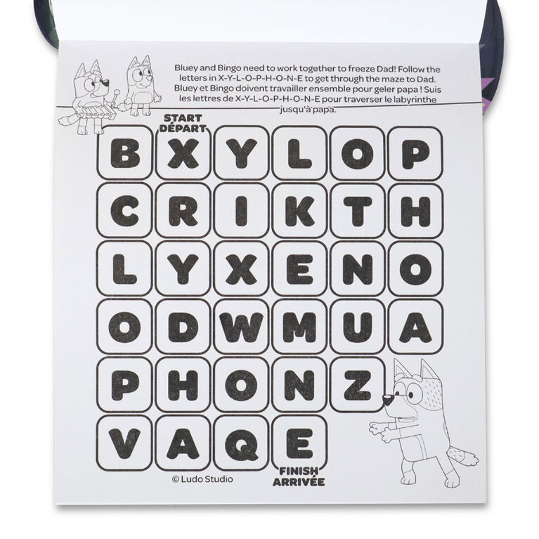 Bendon - BLUEY - IMAGINE INK MAGIC INK PICTURES - BILINGUAL