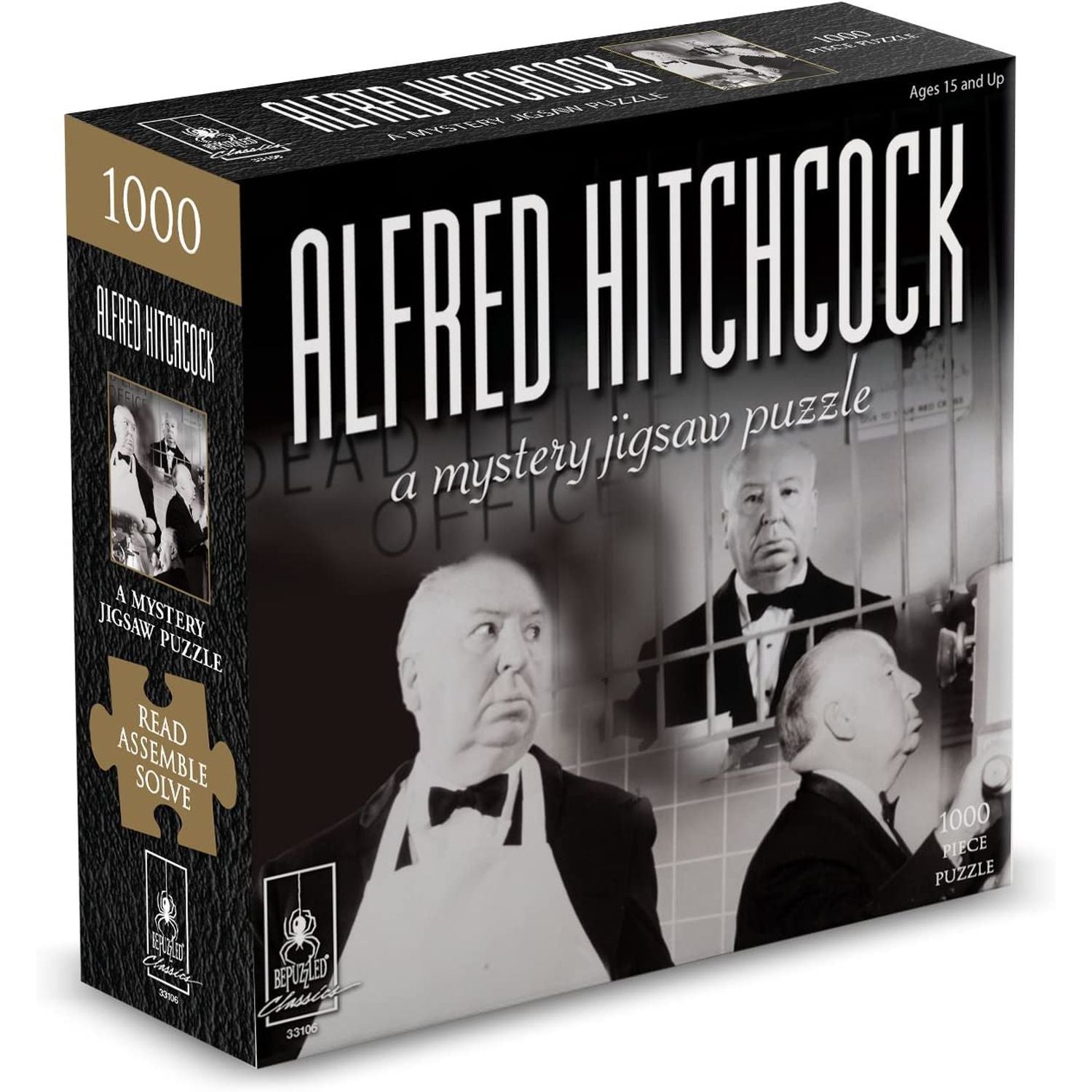 Bepuzzled - 1000-Piece Puzzle (Alfred Hitchcock)