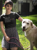 Best Dog Mom Ever Rhinestone Shirt – Sparkle Dog Lover Bling Tee for Women | Blingdazzel