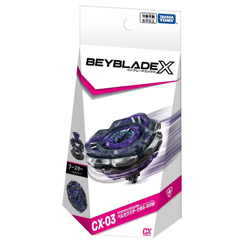 Takara Tomy Beyblade X Booster - CX-03 Perseus Dark