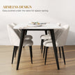 Skylar Modern Dining Chairs Set of 4-Cream White