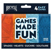 Bicycle - 4Pk Assorted ( Hearts, Spades, Euchre, Solitaire )