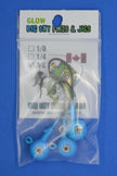 🍁Big Sky Titan 3/8oz Heavy Duty Jig Heads Glow 3/pack