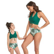 Women's Printed Parent-Child Split Bikini Set – 3 Colors S–XL
