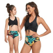 Women's Printed Parent-Child Split Bikini Set – 3 Colors S–XL