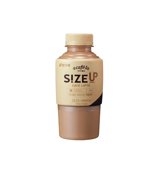 Binggrae a Cafe la S!ze Up Cafe Latte (350ML) [Best Before Date: 2026.10.28]