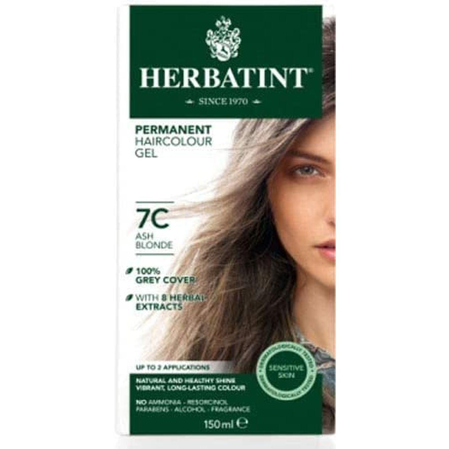 BioForce - Herbatint - Permanent Hair Color - C7 Ash Blonde - 135ml