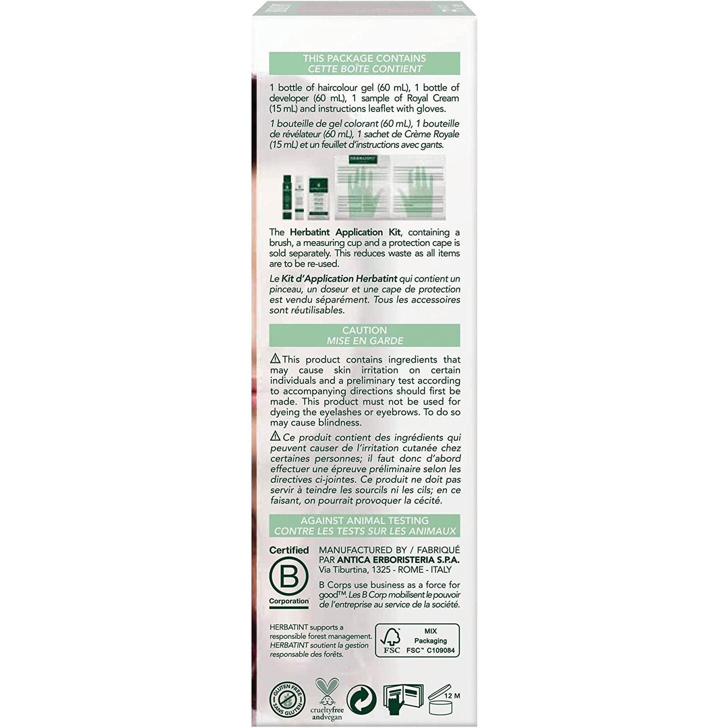 BioForce - Herbatint - Permanent Hair Color - D5 Light Golden Chestnut - 135ml