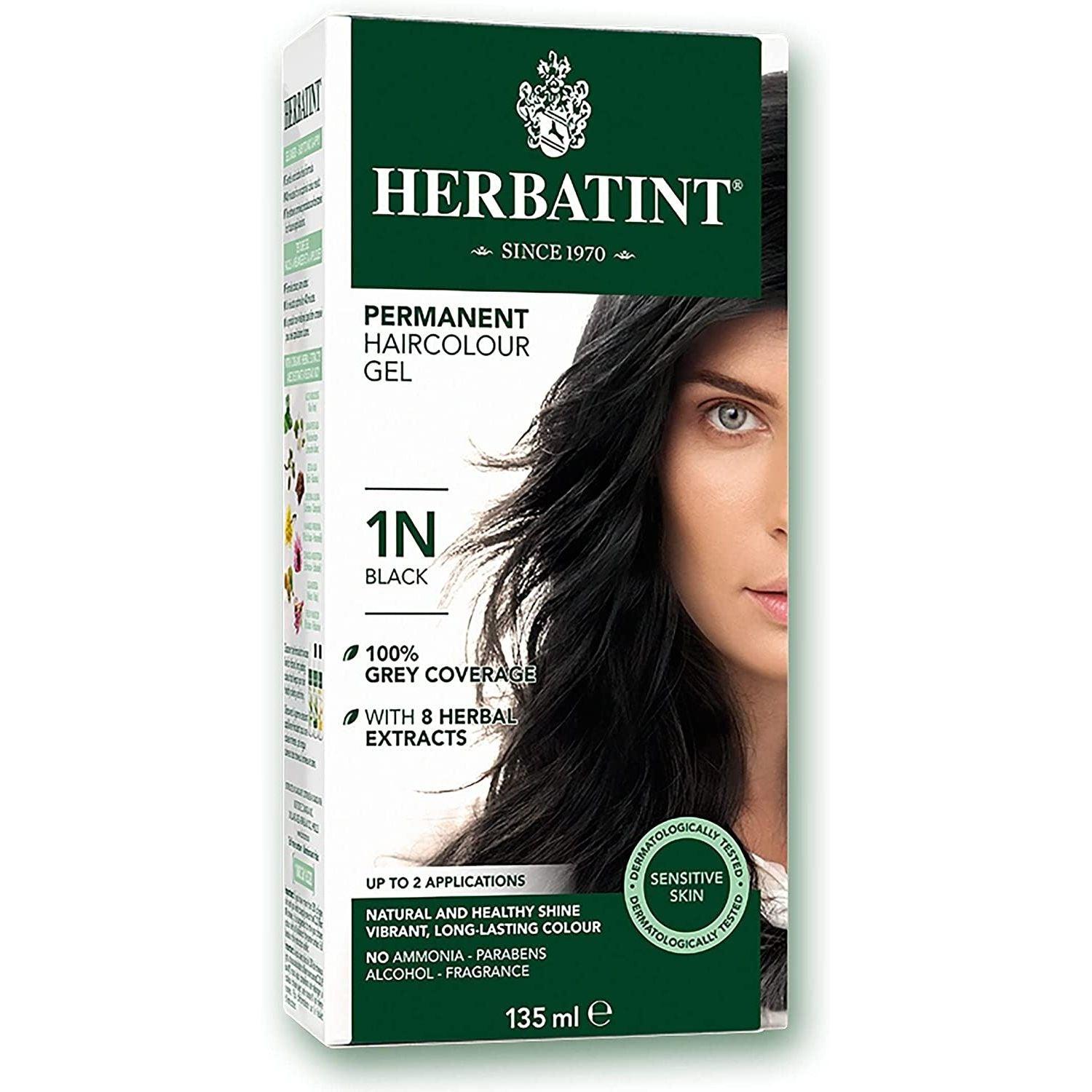 BioForce - Herbatint - Permanent Hair Color - N1 Black - 135ml