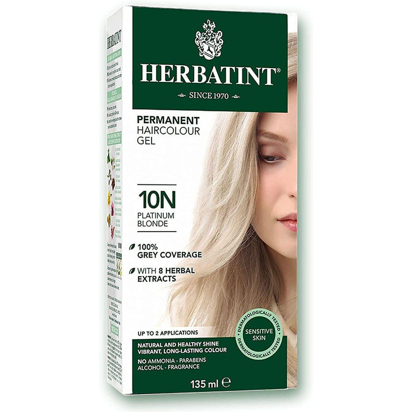 BioForce - Herbatint - Permanent Hair Color - N10 Platinum Blonde - 135ml