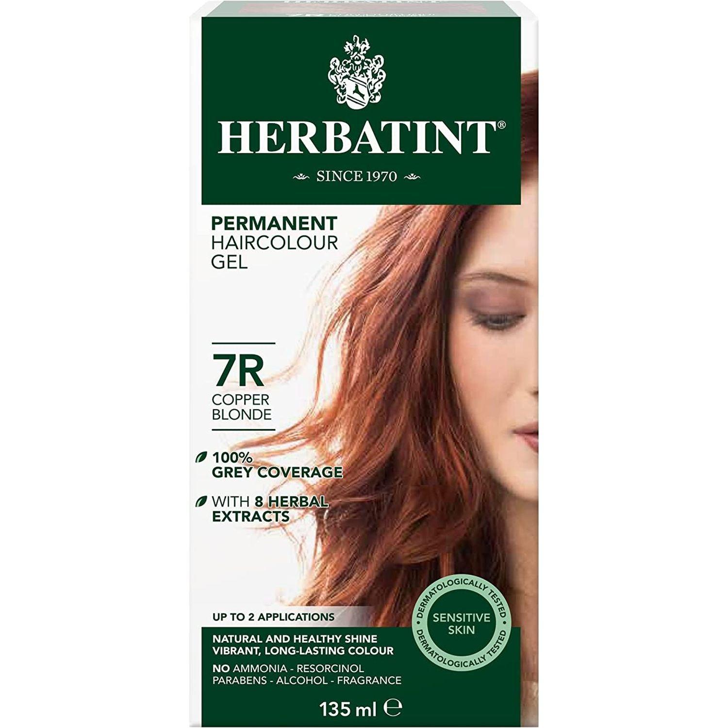 BioForce - Herbatint - Permanent Hair Color - R7 Copper Blonde - 135ml