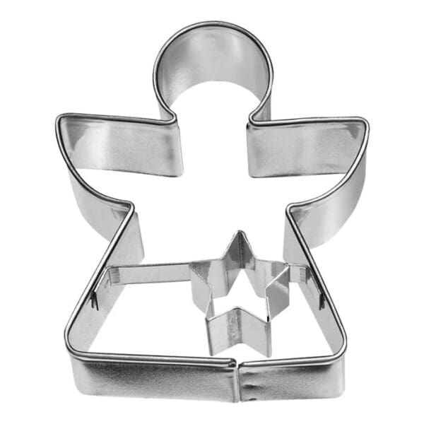 Birkmann - Cookie Cutter - Angel Geometric Cookie Cutter W/Internal Detailing