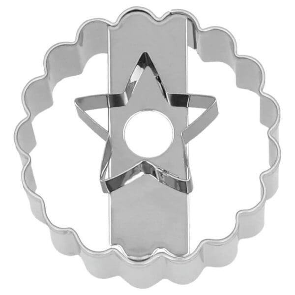 Birkmann - Cookie Cutter Linzer - Star Useable On Both Side W/Bandero