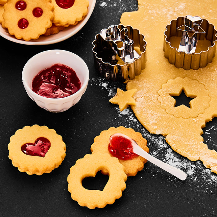 Birkmann - Cookie Cutter Linzer - Star Useable On Both Side W/Bandero