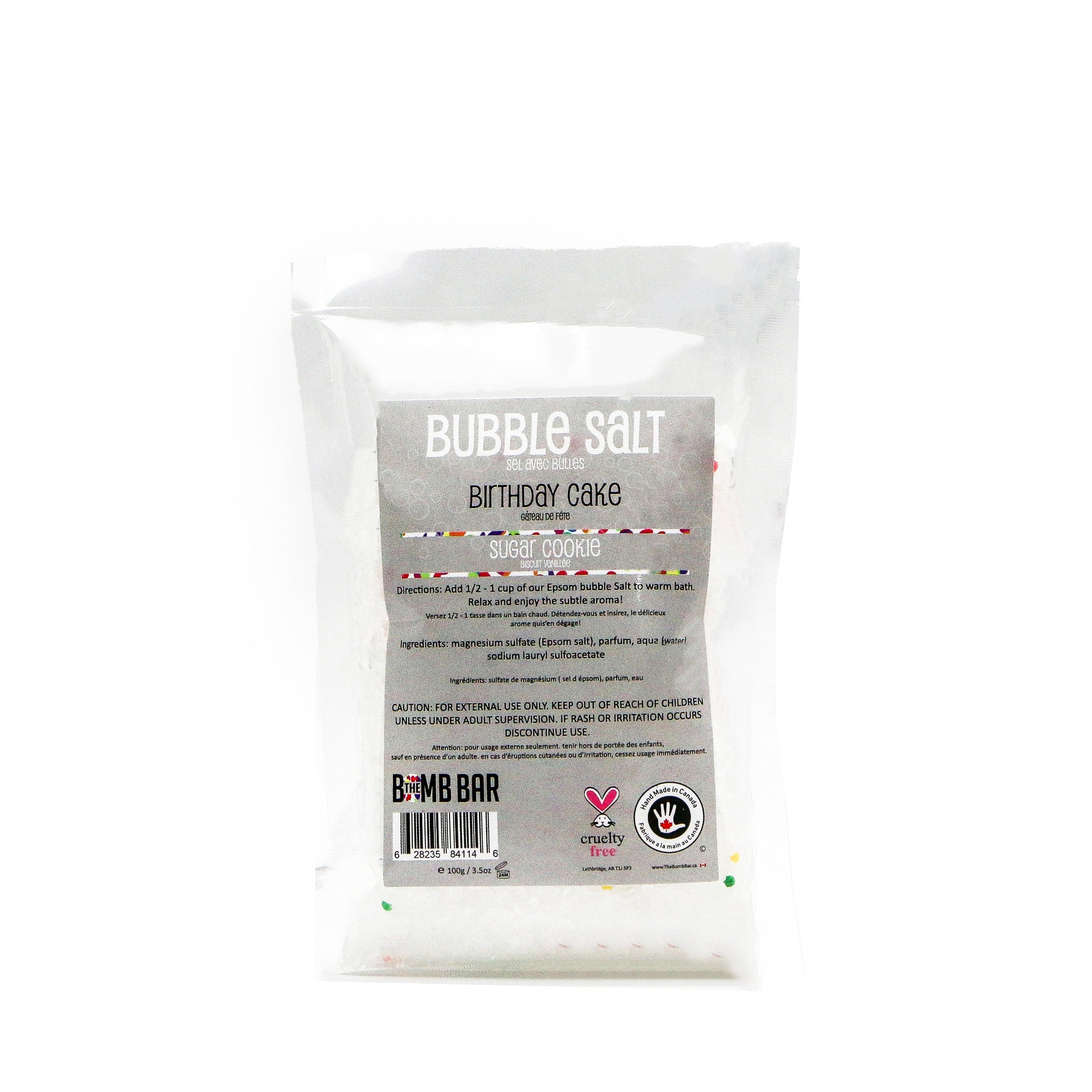 Bubble Salt Soak with Epsom Salt