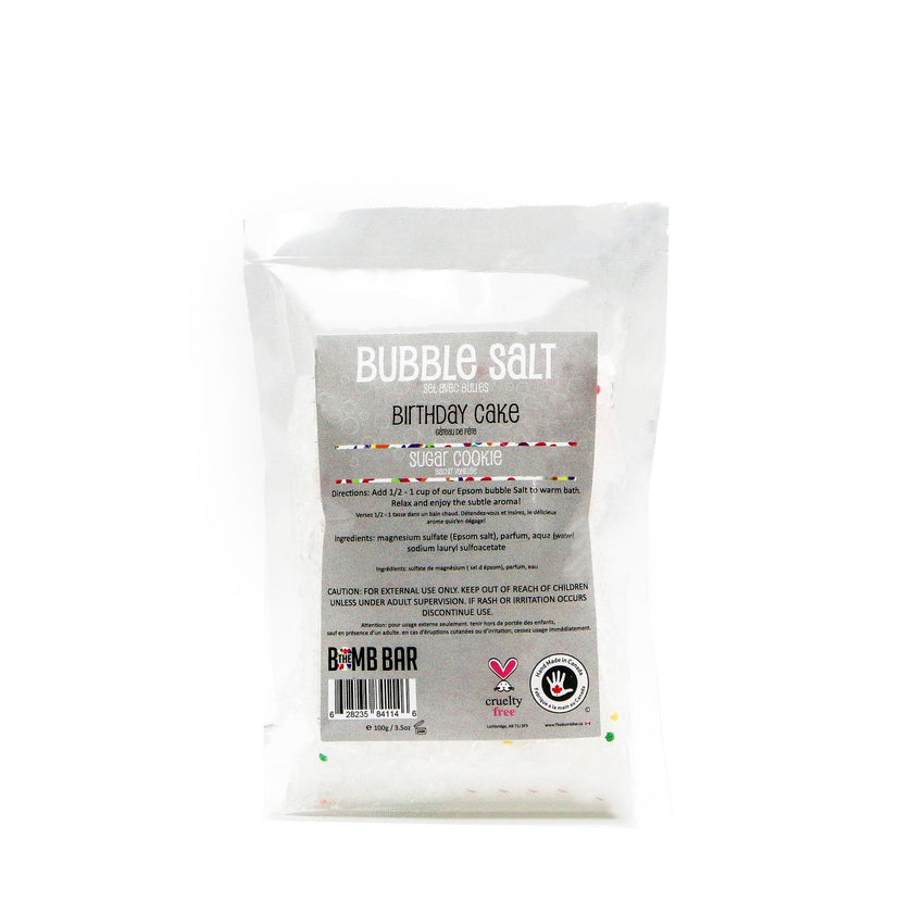 Bubble Salt Soak with Epsom Salt