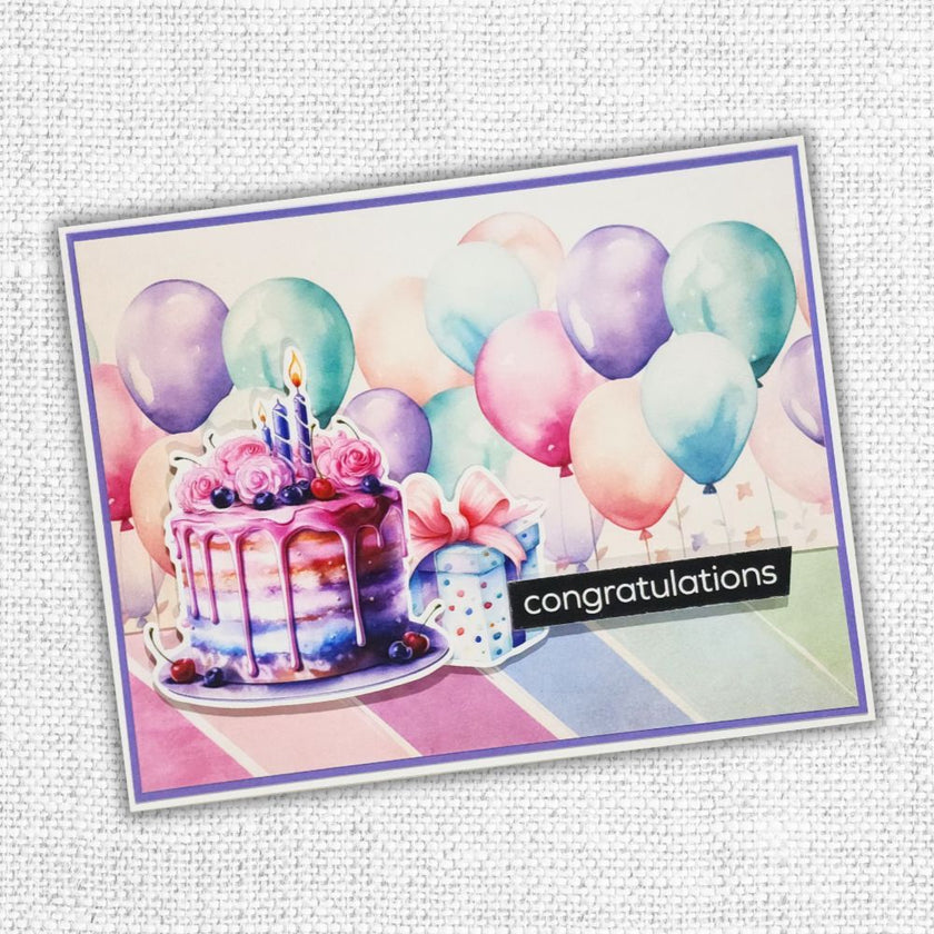 Birthday Fun Tags & Tickets Embossed Die Cuts 33309