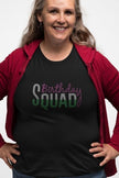 Birthday Squad Rhinestone Shirt – Sparkly Party Bling Tee | Blingdazzel