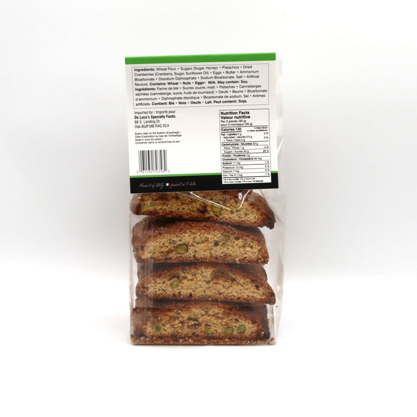 Biscotti - Pistachio Cranberry