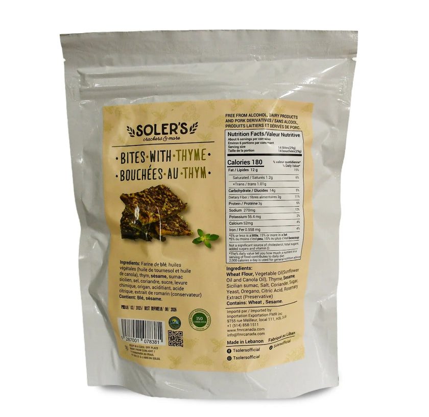Soler's Bites With Thyme