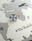 The World Rug - Offwhite / Black