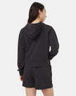 French Terry Cropped Hoodie