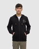 Haiti Striped Palm Zip Hoodie
