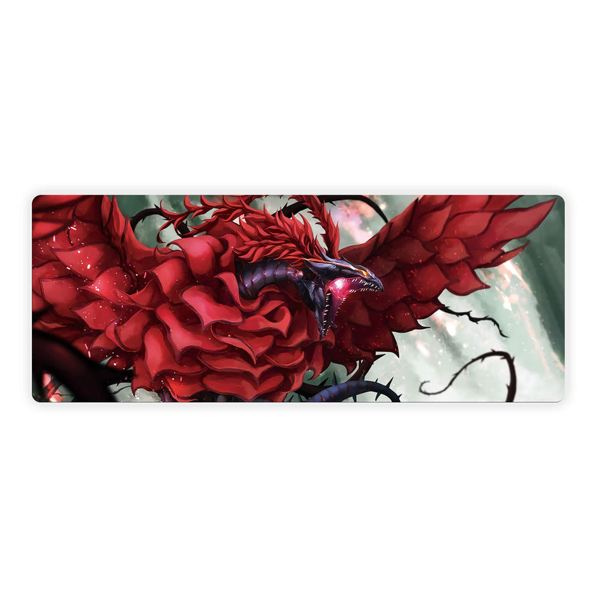 Tapis de souris Dragon Rose Noire