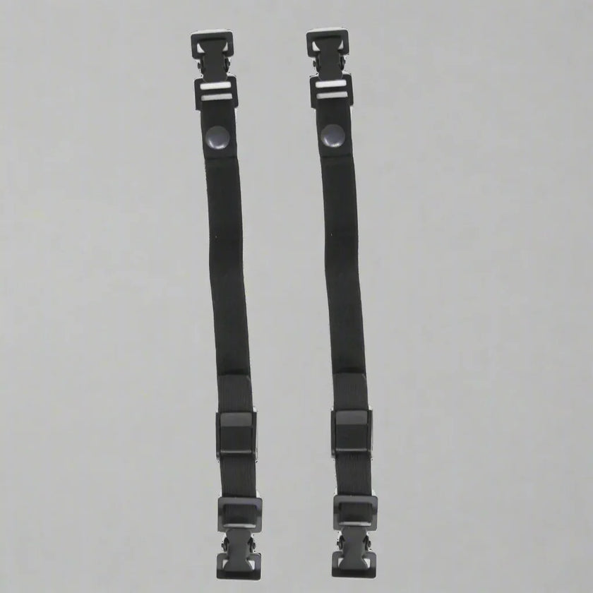 Black Snap Motorcycle Riding Pant Tie Down