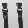 Black Snap Motorcycle Riding Pant Tie Down