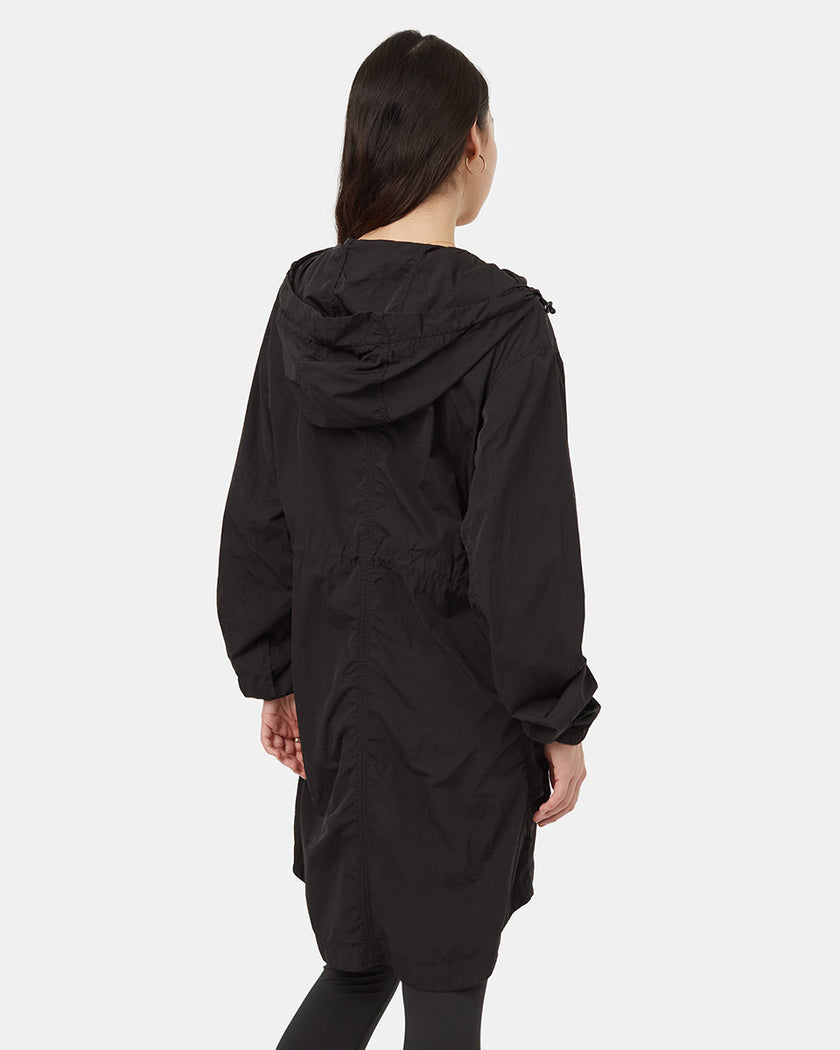 Recycled Nylon Long Jacket