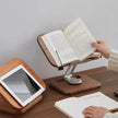 Black Walnut Solid Wood Reading Rack Adjustable Rotating Children's Reading Artifact IPad Bracket