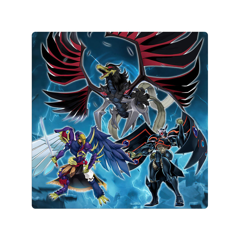 Dragon à ailes noires - Double tapis