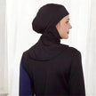 Black Women's Arab  2 Pieces Sets Long Sleeve Top Dress and Pants Abaya Outfits