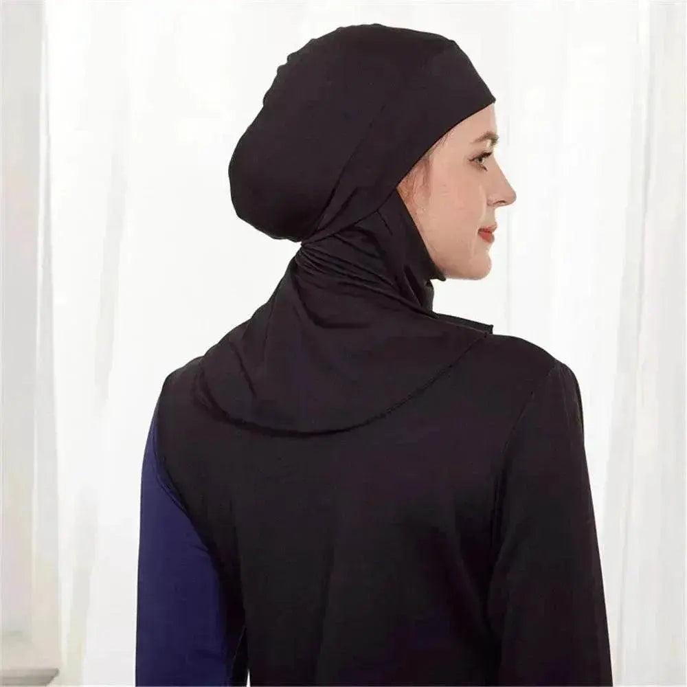 Black Women's Arab  2 Pieces Sets Long Sleeve Top Dress and Pants Abaya Outfits