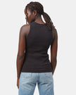 Rib High Neck Tank