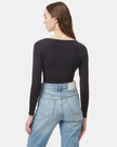 Scoop Neck Longsleeve Bodysuit