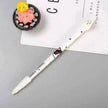 Black & White Cat Pattern Office School Supplies Gel Pen